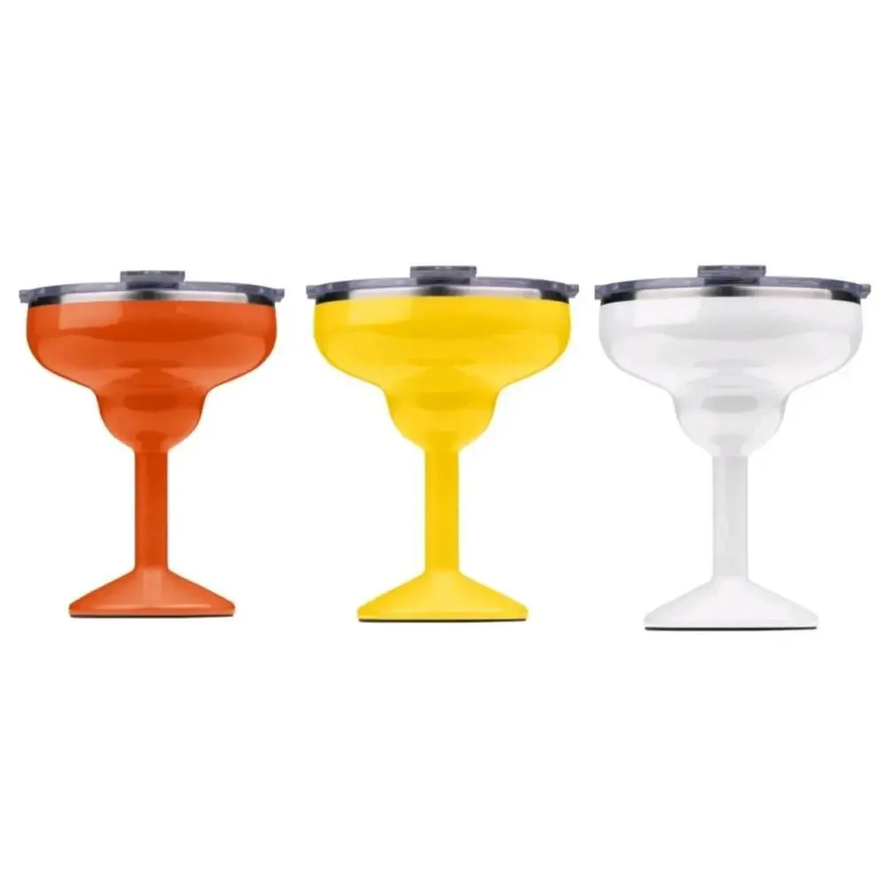ORCA Rita‎ 3-Pack 17oz Insulated Stainless Steel Cups w/ Lids Multi-Color Set